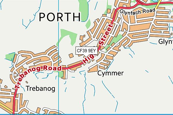 Cymmer Primary School map (CF39 9EY) - OS VectorMap District (Ordnance Survey)