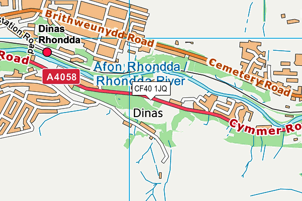Map of RHONDDA SELF STORAGE LIMITED at district scale