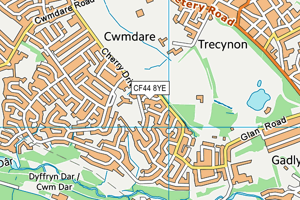 Map of DUFFRYN ESTATES & FACILITIES ADVISERS LTD at district scale