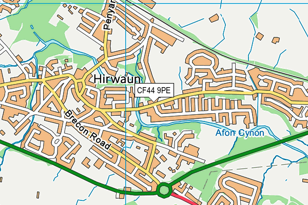 Map of GLANCYNON INN LTD at district scale