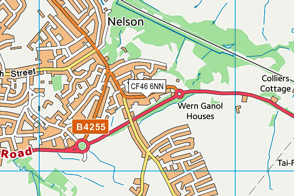 CF46 6NN map - OS VectorMap District (Ordnance Survey)