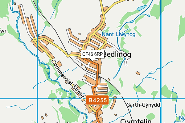 CF46 6RP map - OS VectorMap District (Ordnance Survey)