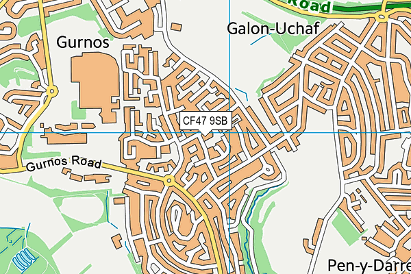 Map of GURNOS PIZZA GRILL LTD at district scale