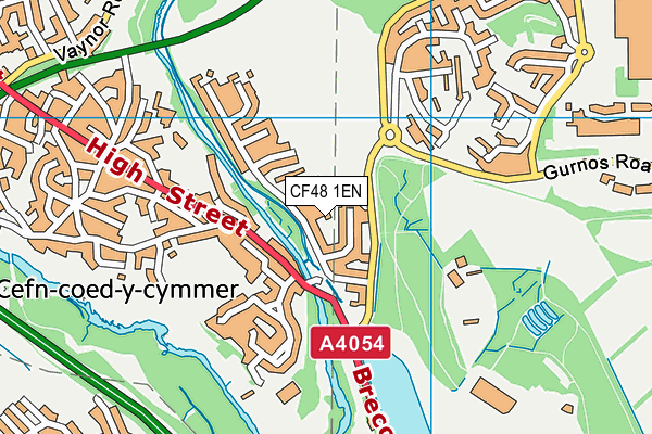 CF48 1EN map - OS VectorMap District (Ordnance Survey)