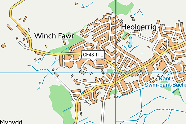 Map of WINCHFAWR HOLDINGS LIMITED at district scale