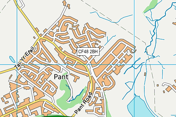 CF48 2BH map - OS VectorMap District (Ordnance Survey)