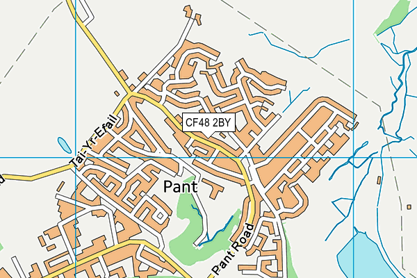 CF48 2BY map - OS VectorMap District (Ordnance Survey)