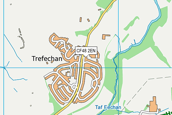 CF48 2EN map - OS VectorMap District (Ordnance Survey)