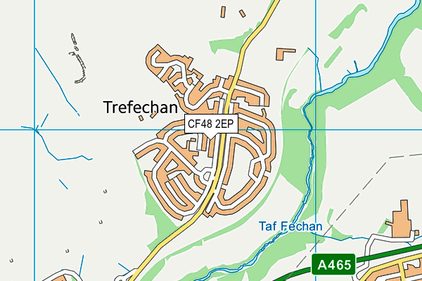 CF48 2EP map - OS VectorMap District (Ordnance Survey)