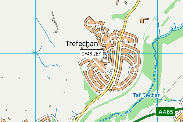 CF48 2EY map - OS VectorMap District (Ordnance Survey)