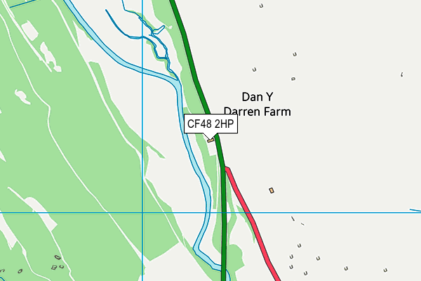 CF48 2HP map - OS VectorMap District (Ordnance Survey)