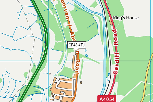 CF48 4TJ map - OS VectorMap District (Ordnance Survey)