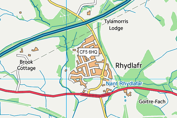 Map of HAIRFLAIR (CARDIFF) LIMITED at district scale