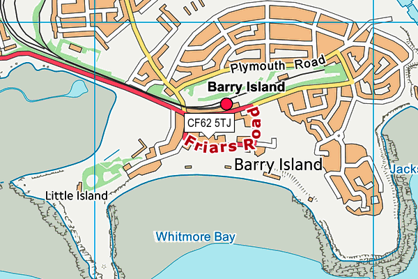 Map of HYPER VALUE BARRY ISLAND LTD at district scale