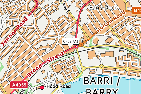 Map of BARRY CAR VALETING SERVICES LTD at district scale