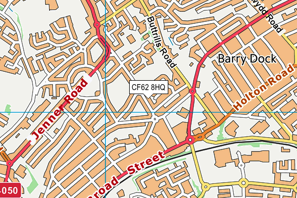 Ysgol Sant Curig map (CF62 8HQ) - OS VectorMap District (Ordnance Survey)
