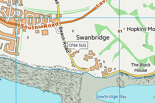 Map of ISLAND VIEW CARAVAN PARK LIMITED at district scale