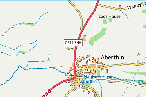 CF71 7HH map - OS VectorMap District (Ordnance Survey)