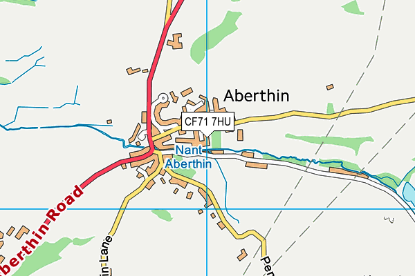 CF71 7HU map - OS VectorMap District (Ordnance Survey)