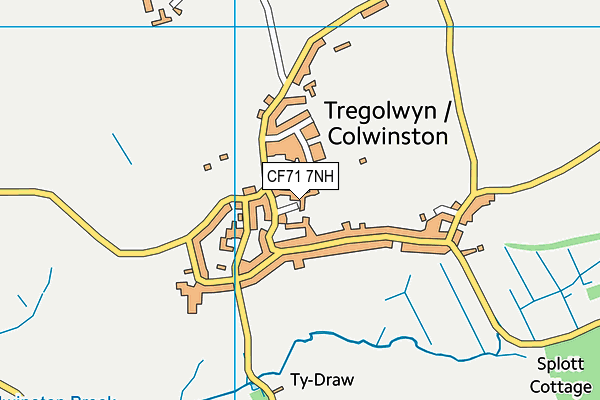 CF71 7NH map - OS VectorMap District (Ordnance Survey)