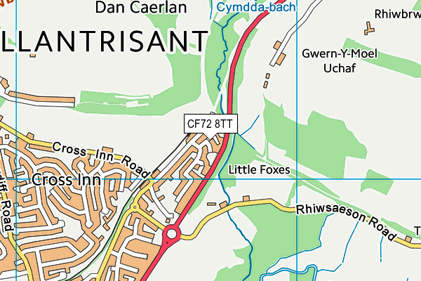 Map of A1 BOOK KEEPING (BRIDGEND) LTD at district scale