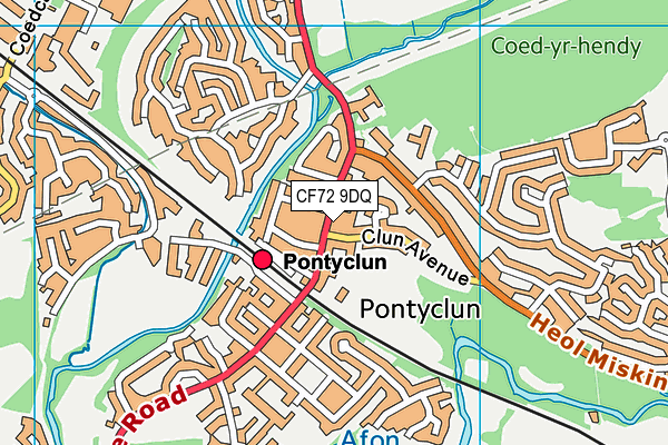 Map of RIVERBANK PONTYCLUN LIMITED at district scale