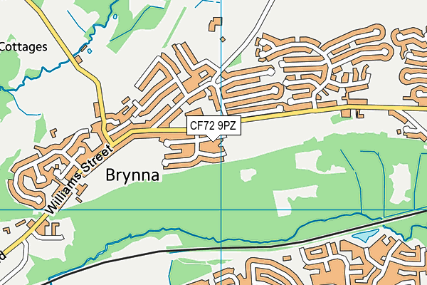 Map of GLAMORGAN WASHING LIMITED at district scale