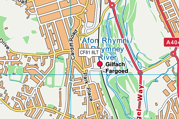 CF81 8LT map - OS VectorMap District (Ordnance Survey)