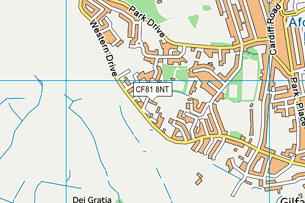 CF81 8NT map - OS VectorMap District (Ordnance Survey)