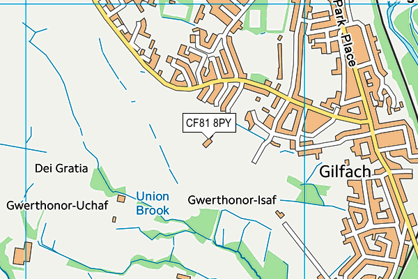 CF81 8PY map - OS VectorMap District (Ordnance Survey)