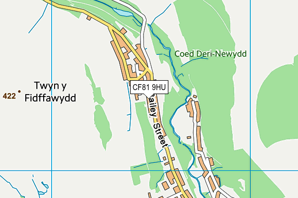 CF81 9HU map - OS VectorMap District (Ordnance Survey)