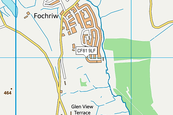 CF81 9LF map - OS VectorMap District (Ordnance Survey)