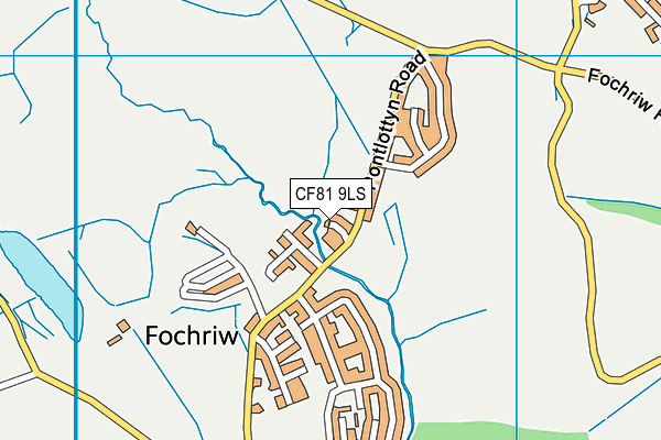 CF81 9LS map - OS VectorMap District (Ordnance Survey)