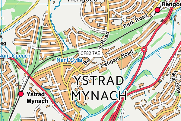 Map of MYNACH GAP LIMITED at district scale