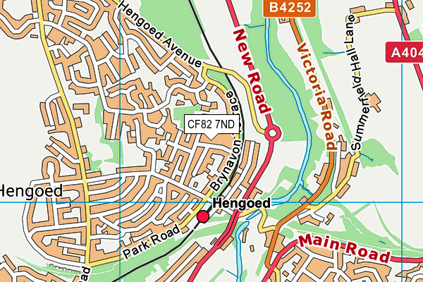 CF82 7ND map - OS VectorMap District (Ordnance Survey)