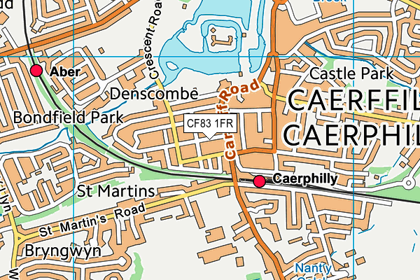 Map of CAERPHILLY SPICE LTD at district scale