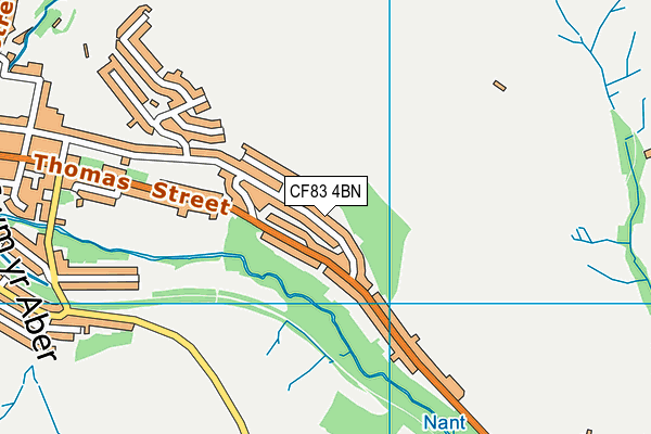 CF83 4BN map - OS VectorMap District (Ordnance Survey)