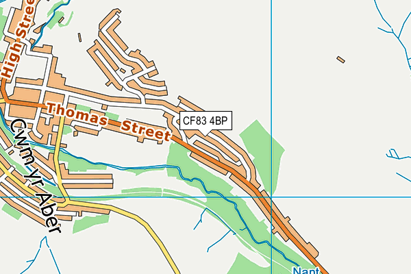 CF83 4BP map - OS VectorMap District (Ordnance Survey)