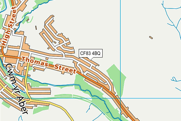 CF83 4BQ map - OS VectorMap District (Ordnance Survey)