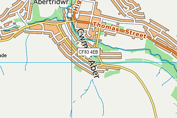 CF83 4EB map - OS VectorMap District (Ordnance Survey)