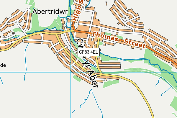 CF83 4EL map - OS VectorMap District (Ordnance Survey)