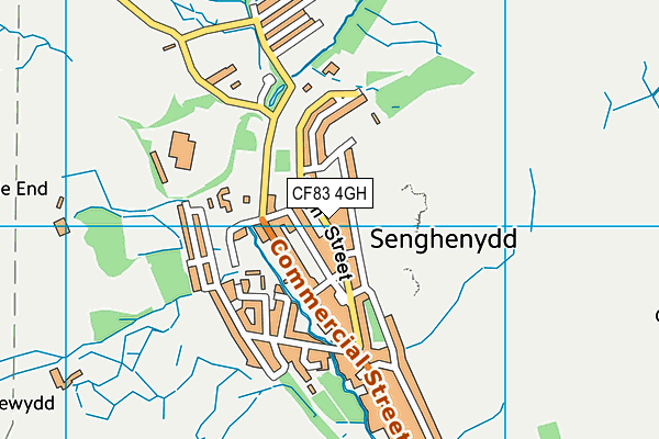 CF83 4GH map - OS VectorMap District (Ordnance Survey)