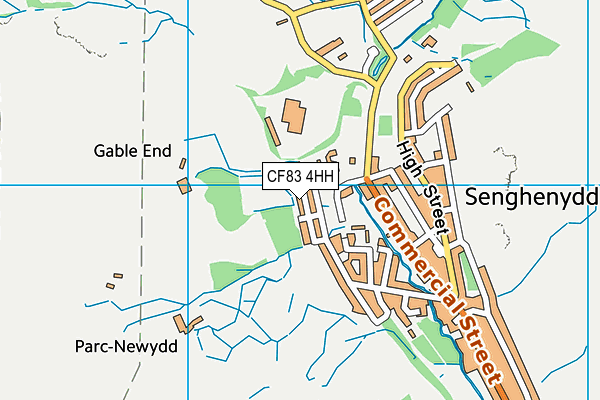 CF83 4HH map - OS VectorMap District (Ordnance Survey)