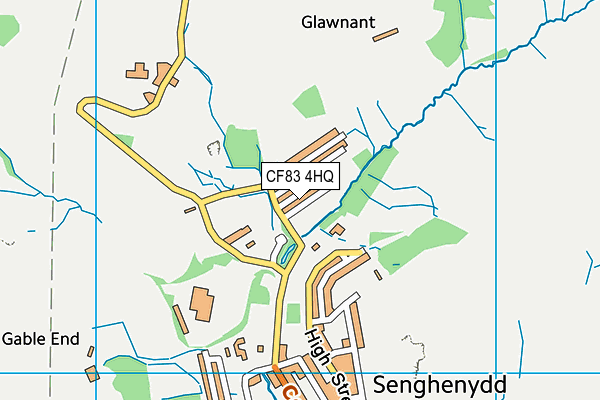 CF83 4HQ map - OS VectorMap District (Ordnance Survey)