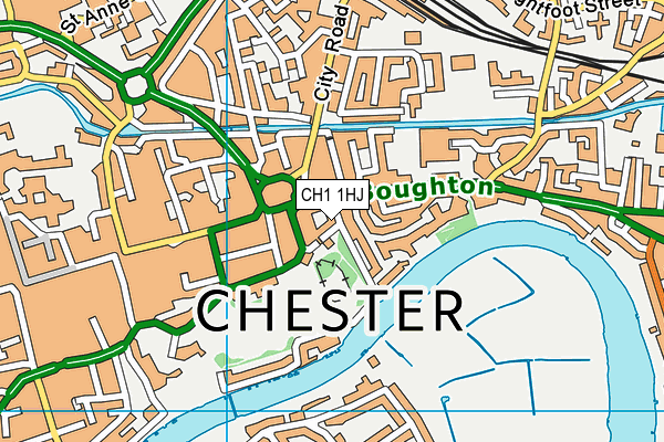 CH1 1HJ map - OS VectorMap District (Ordnance Survey)