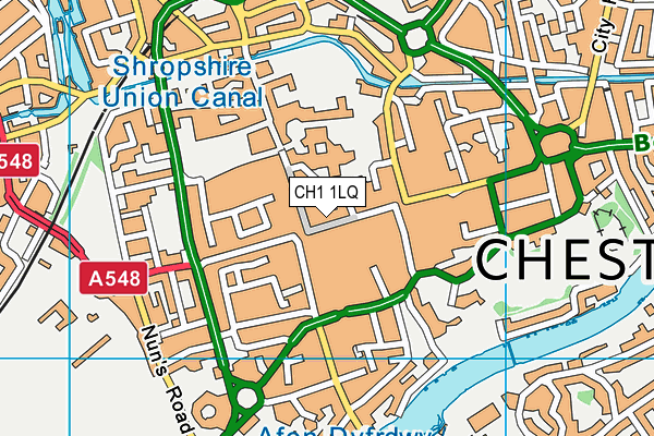 CH1 1LQ map - OS VectorMap District (Ordnance Survey)