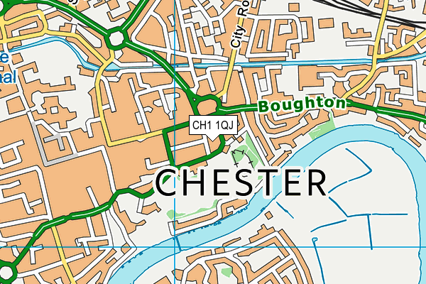 CH1 1QJ map - OS VectorMap District (Ordnance Survey)