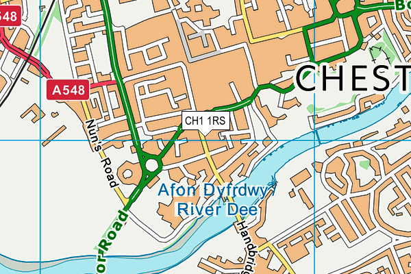 Map of ADAM FISH & CHIPS CHESTER LTD at district scale