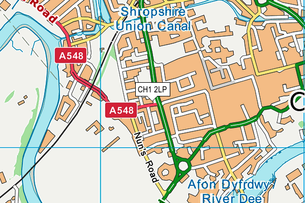 CH1 2LP map - OS VectorMap District (Ordnance Survey)