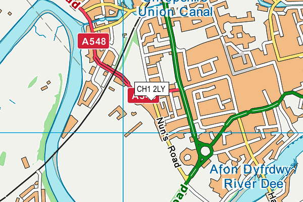 CH1 2LY map - OS VectorMap District (Ordnance Survey)